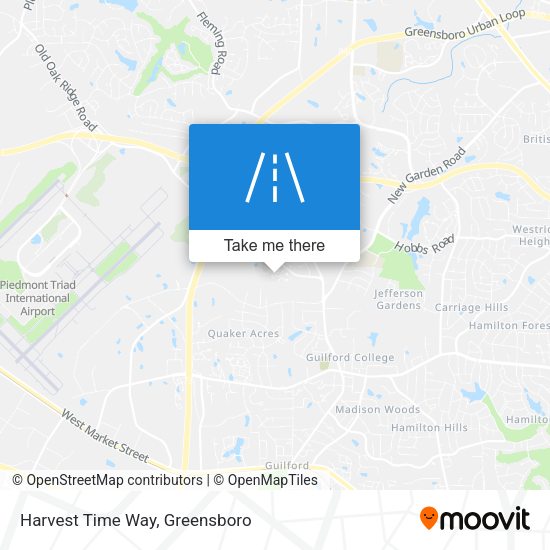 Mapa de Harvest Time Way