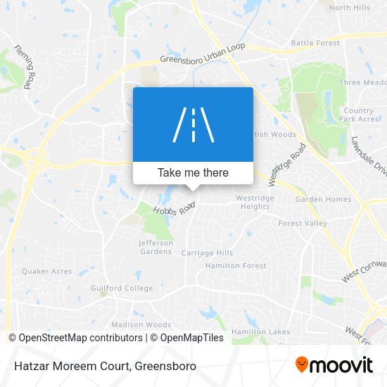 Hatzar Moreem Court map