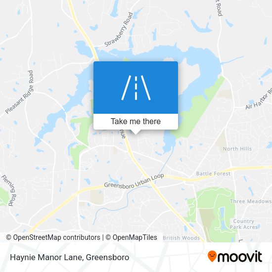Haynie Manor Lane map