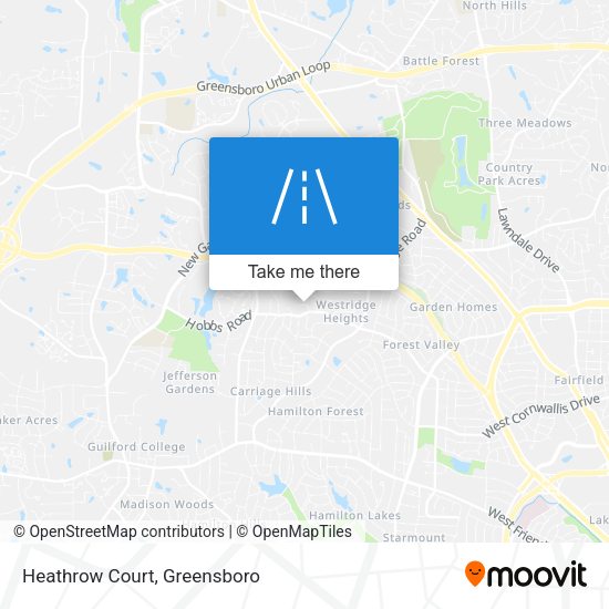 Heathrow Court map