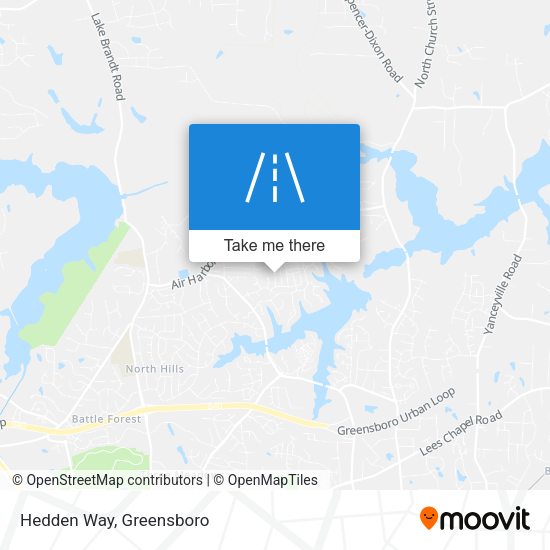 Mapa de Hedden Way