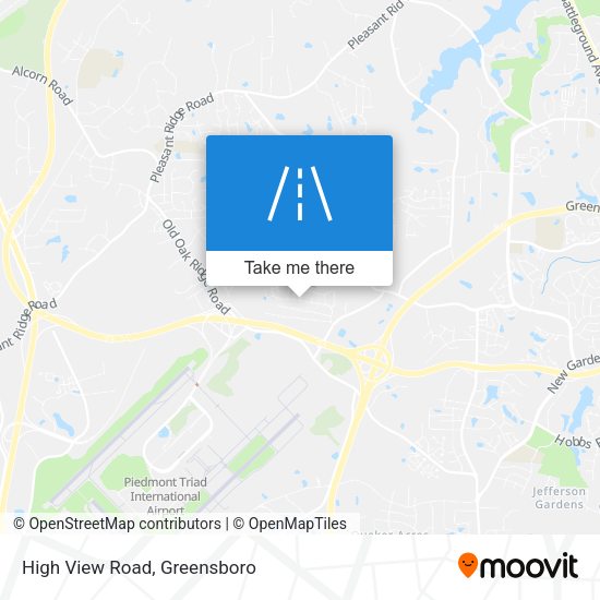 High View Road map
