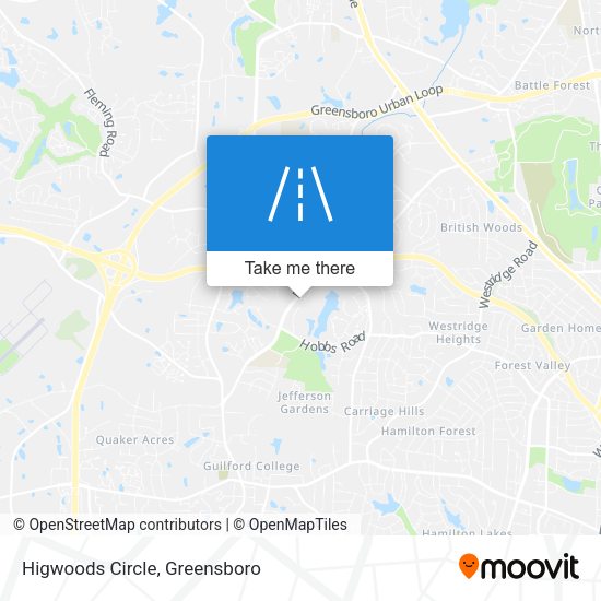 Mapa de Higwoods Circle