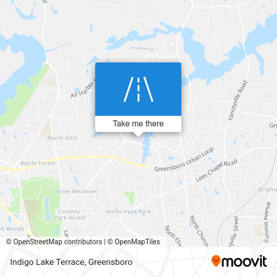 Mapa de Indigo Lake Terrace