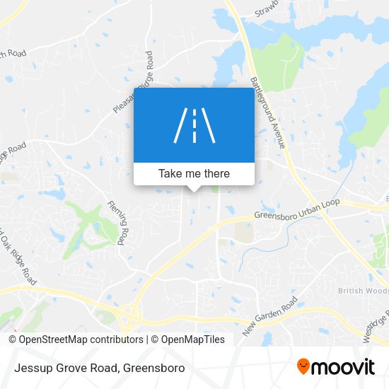 Mapa de Jessup Grove Road