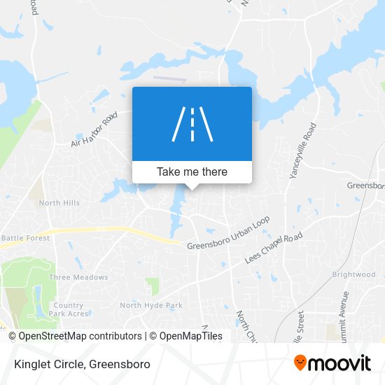 Kinglet Circle map