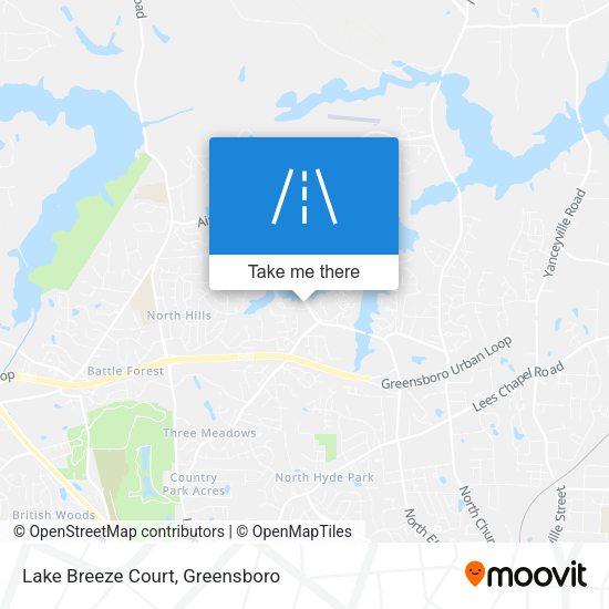 Lake Breeze Court map
