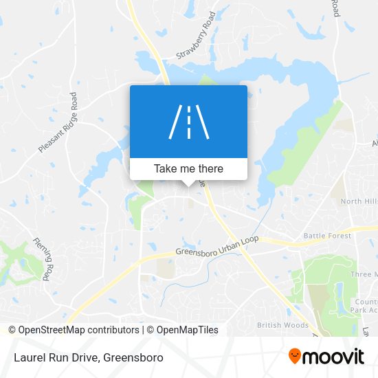 Mapa de Laurel Run Drive