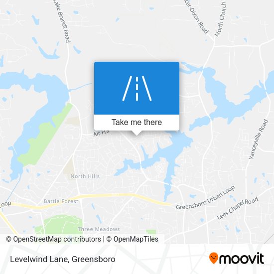 Mapa de Levelwind Lane