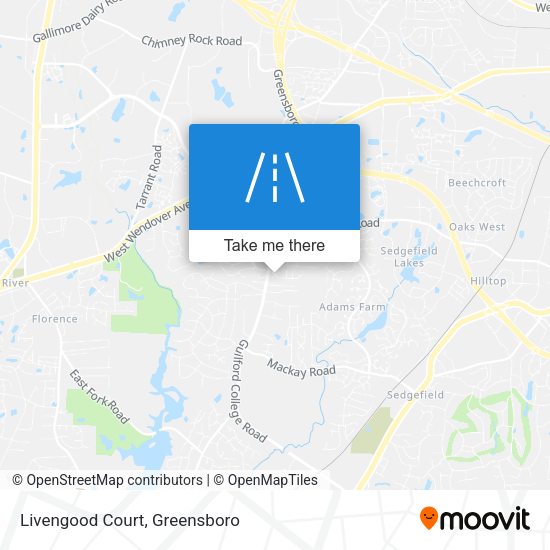 Livengood Court map