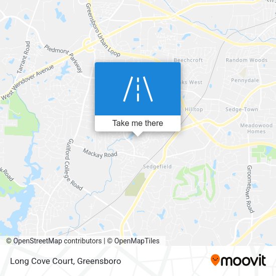Mapa de Long Cove Court