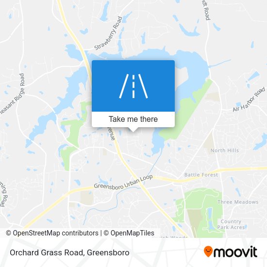 Mapa de Orchard Grass Road