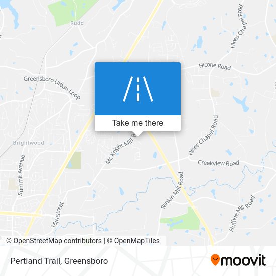 Pertland Trail map