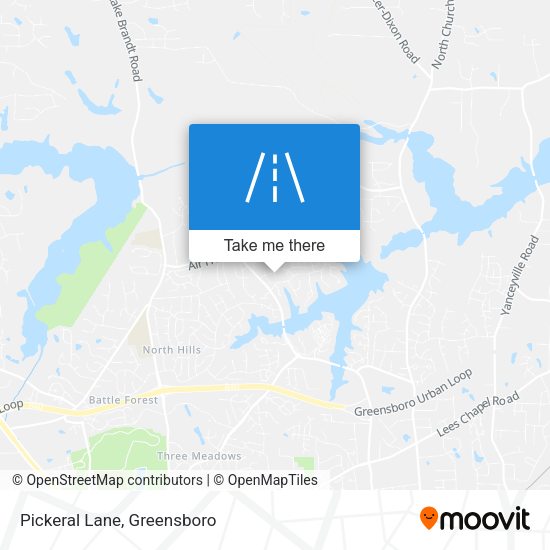 Mapa de Pickeral Lane