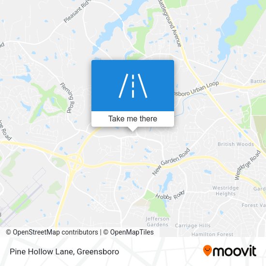 Mapa de Pine Hollow Lane