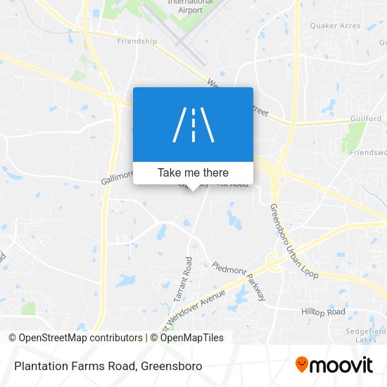 Mapa de Plantation Farms Road