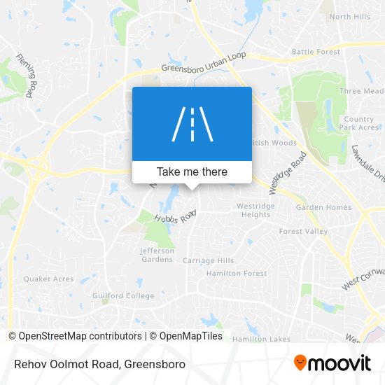 Mapa de Rehov Oolmot Road