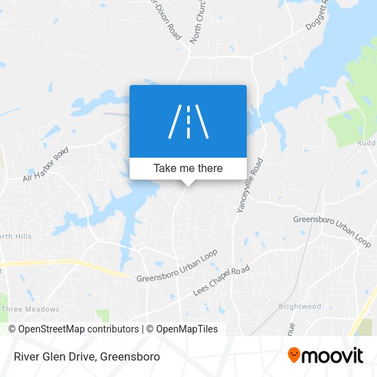River Glen Drive map