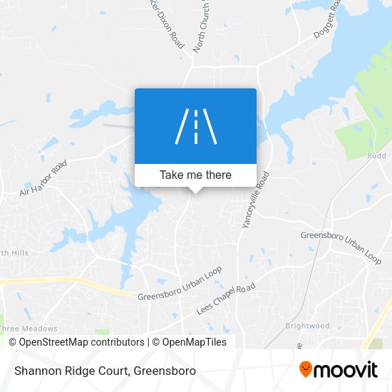 Mapa de Shannon Ridge Court