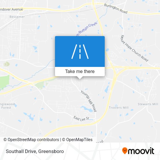 Mapa de Southall Drive