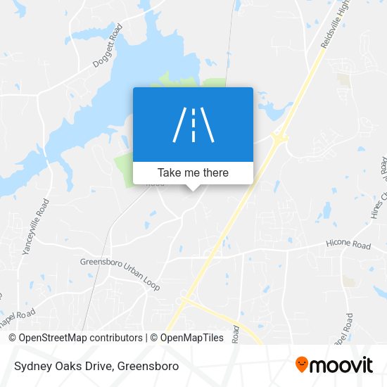 Sydney Oaks Drive map