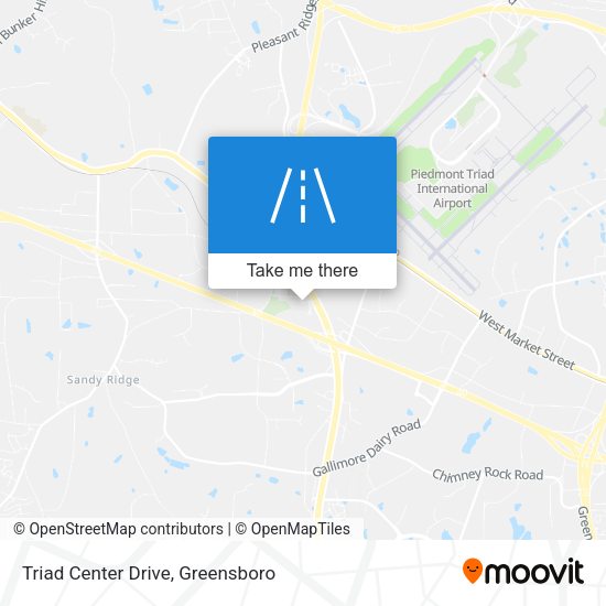 Triad Center Drive map