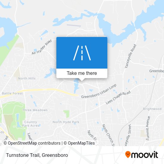 Mapa de Turnstone Trail