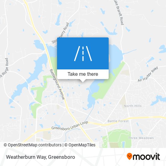 Weatherburn Way map