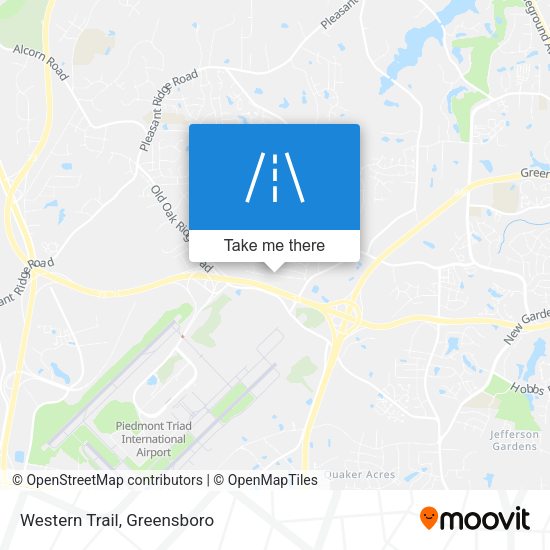 Mapa de Western Trail