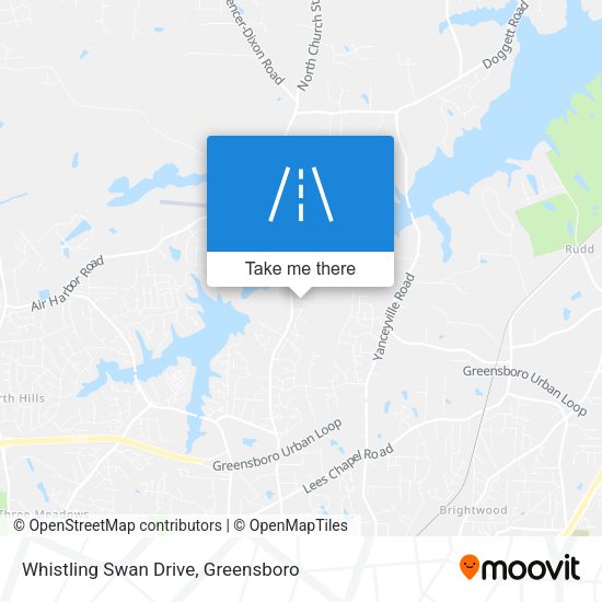 Whistling Swan Drive map