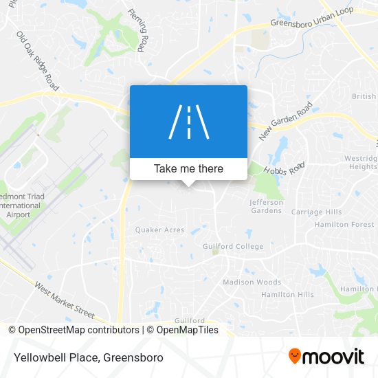 Mapa de Yellowbell Place