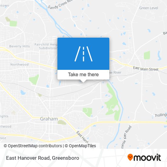 Mapa de East Hanover Road