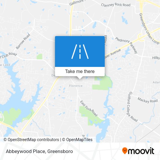 Abbeywood Place map