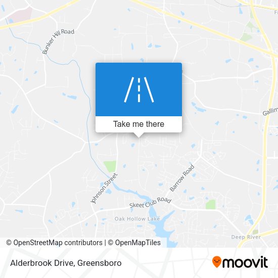 Mapa de Alderbrook Drive