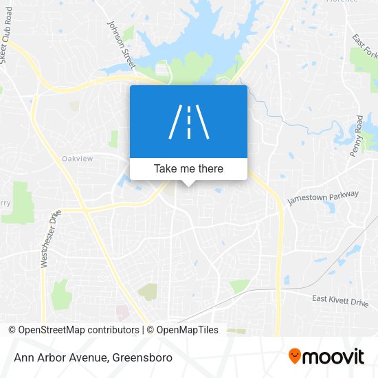 Mapa de Ann Arbor Avenue