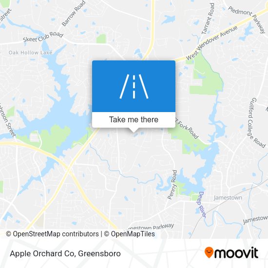 Apple Orchard Co map