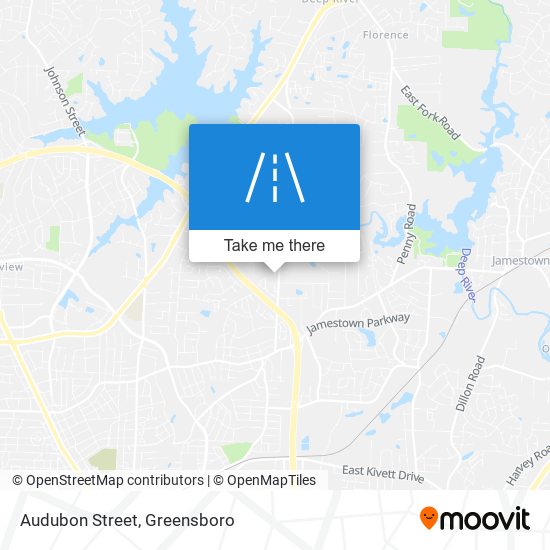 Mapa de Audubon Street