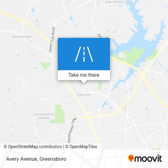 Mapa de Avery Avenue