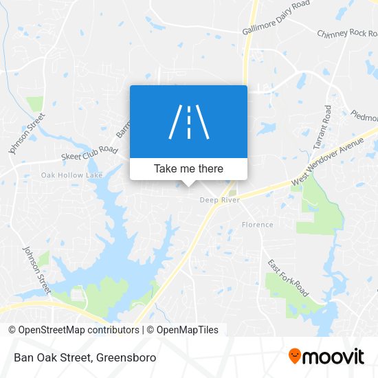 Ban Oak Street map