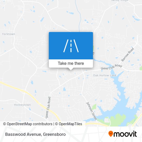 Basswood Avenue map
