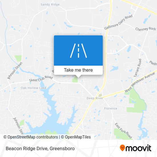 Beacon Ridge Drive map