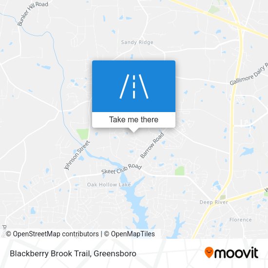 Blackberry Brook Trail map