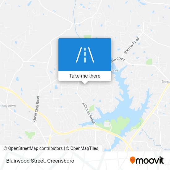 Blairwood Street map