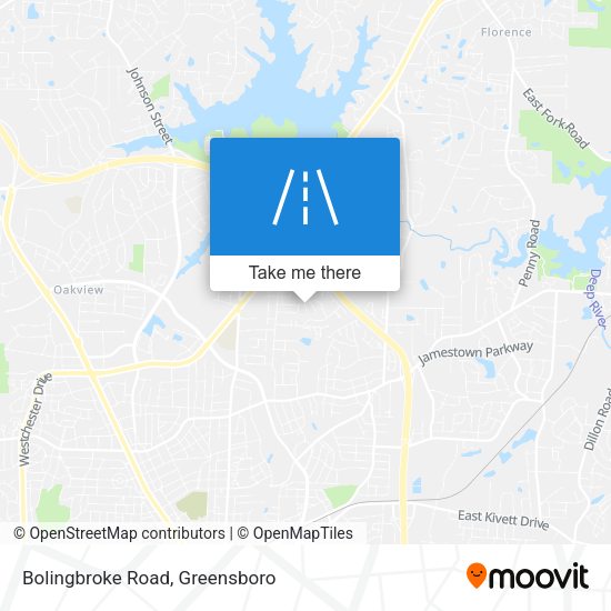 Bolingbroke Road map