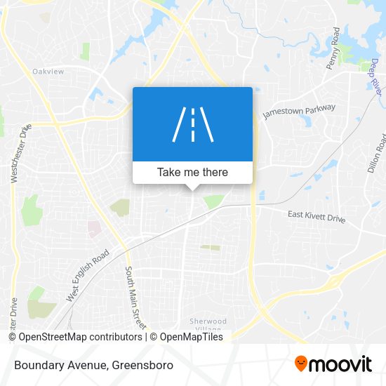 Boundary Avenue map