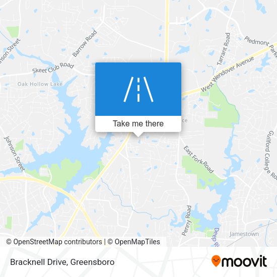 Bracknell Drive map