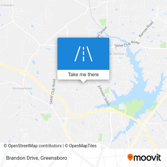 Mapa de Brandon Drive