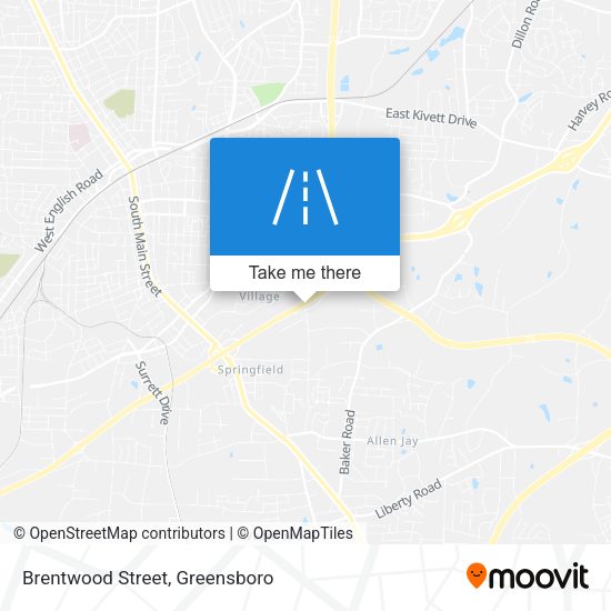 Mapa de Brentwood Street