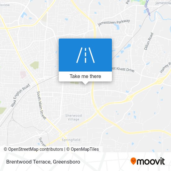 Mapa de Brentwood Terrace