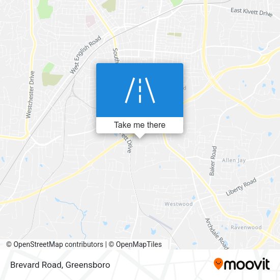Mapa de Brevard Road